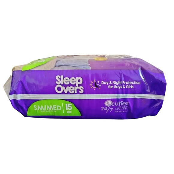 Sleep Overs Youth Pants Day & Night Protection Size Small/Medium 2 Packs - Picture 4 of 6